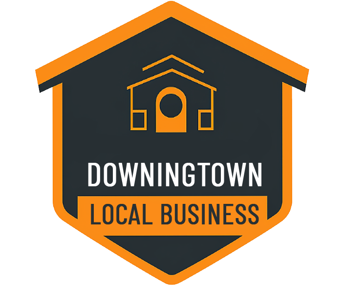 Trust badge showing BB Dryer Vents is a local Downingtown, PA business providing professional dryer vent cleaning